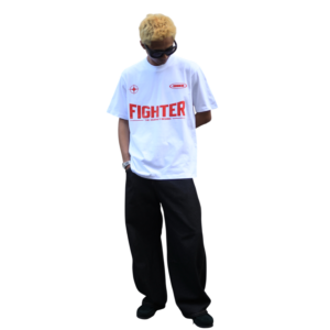 rawkid fighter tee (white)