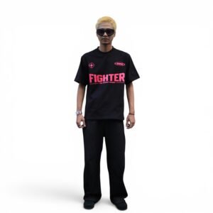 rawkid fighter tee (black)